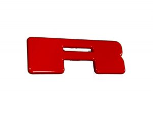 Ford Bronco Front Grille Letter Kit - Carbon Fiber Finish w/ Red R